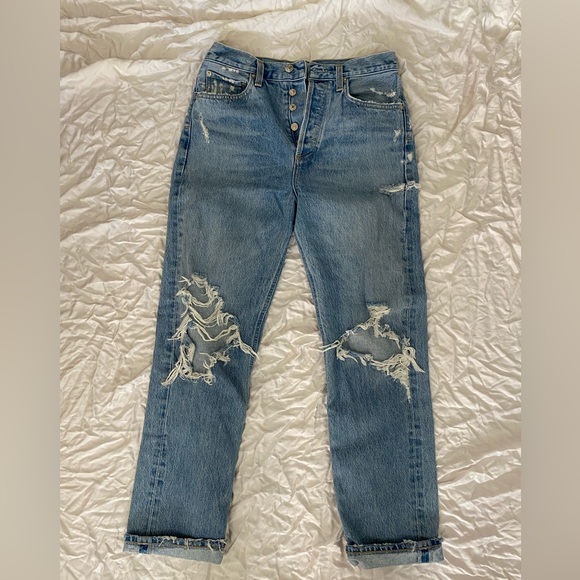 AGOLDE 90s Mid Rise Straight Fit Jeans 25 - Picture 3 of 5